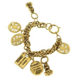 Chanel 31 Rue Cambon Chain Bracelet Gold Vintage